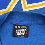 Milwaukee Three Thousand 19 Screen Stars Single Stitch T-Shirt - XL Blue Cotton Blend