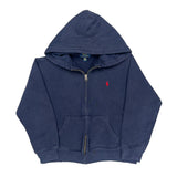 Age 10-12 Polo By Ralph Lauren Hoodie - Medium Blue Cotton