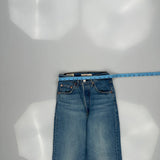 Levis Jeans - 25W UK 8 Blue Cotton