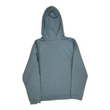 Age 14-16 Carhartt Spellout Hoodie - Large Blue Cotton