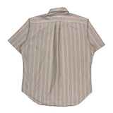 Ralph Lauren Striped Short Sleeve Shirt - Large Pink Cotton
