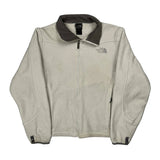 The North Face Fleece Jacket - Medium Cream Polyester