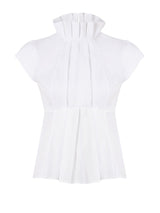 DAHLIA | Empire-Cut Pleated Top