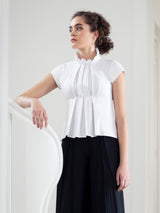 DAHLIA | Empire-Cut Pleated Top