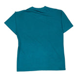 Fruit Of The Loom Single Stitch T-Shirt - Small Blue Cotton
