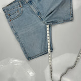 Levis Denim Shorts - 31W 10L Light Wash Cotton