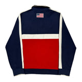 American Flag Polo By Ralph Lauren Track Jacket - 2XL Navy Cotton