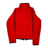 Nike Track Jacket - Medium Red Polyester