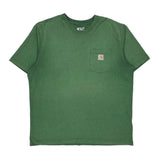 Carhartt T-Shirt - XL Green Cotton