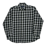 Performance Flannel Ralph Lauren Checked Flannel Shirt - 2XL Green Cotton