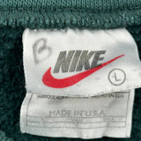Nike Sweatshirt - Large Green Cotton