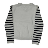 Age 8-20 Tommy Hilfiger Striped Jumper - Medium Black Cotton