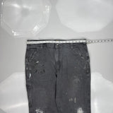 Carhartt Carpenter Pants - 36W 34L Gray Cotton