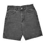 Wrangler Denim Shorts - 32W 9L Grey Cotton