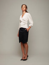 ROSEMARY | Wrap Silk Blouse