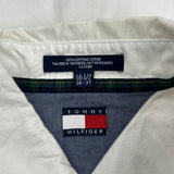 Tommy Hilfiger Shirt - Large White Cotton