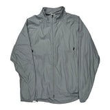 Nike Windbreaker - Large Grey Polyester