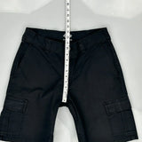 Dickies Cargo Shorts - 31W 11L Black Cotton Blend