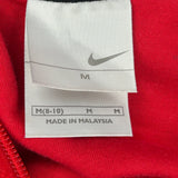 Nike Track Jacket - Medium Red Polyester