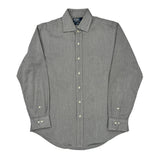 Polo By Ralph Lauren Shirt - Large Gray Cotton