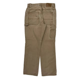 Schmidt Carpenter Pants - 30W 34L Brown Cotton