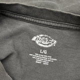 Dickies T-Shirt - Large Gray Cotton