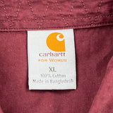 Carhartt Shirt - XL Burgundy Cotton