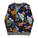 Tommy Hilfiger Sweatshirt - Large Multicoloured Cotton