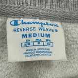 Reverse Weave Champion College Sweatshirt - Medium Grey Cotton Blend