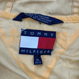 80S Tommy Hilfiger Windbreaker - XL Yellow Nylon