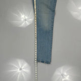 501 Levis Jeans - 30W 27L Light Wash Cotton