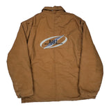 Serving The Western States Carhartt Jacket - XL Brown Cotton Blend