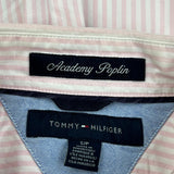 Tommy Hilfiger Striped Shirt - Small Pink Cotton