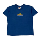 Made In USA Nike T-Shirt - Large Blue Cotton