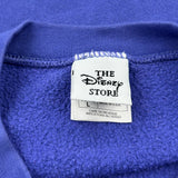 Mulan Disney Cartoon Sweatshirt - Large Blue Cotton