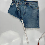 Levis Denim Shorts - 32W 9L Blue Cotton