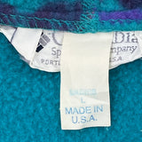Made In USA Columbia Fleece Jacket - Large Blue Polyester