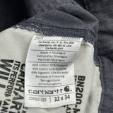 Carhartt Cargo Shorts - 32W 11L Grey Cotton Blend