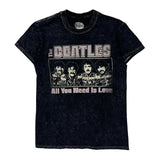 The Beatles Band T-Shirt - Small Black Cotton