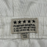 Fivestar Carpenter Pants - 32W US 8 White Corduroy