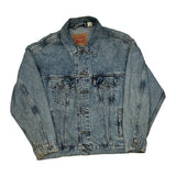 Levis Denim Jacket - Small Light Wash Denim