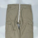 Dockers Cargo Trousers - 36W 32L Khaki Cotton