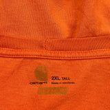 Carhartt T-Shirt - 2XL Orange Cotton