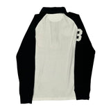 Age 10-12 Polo By Ralph Lauren Graphic Rugby Shirt - Medium Black Cotton