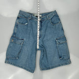 Arizona Jeans Denim Shorts - 32W 12L Blue Cotton