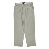 Polo By Ralph Lauren Trousers - 34W 30L Beige Cotton