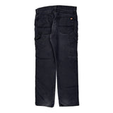 Dickies Double Knee Carpenter Pants - 32W 30L Black Cotton Blend