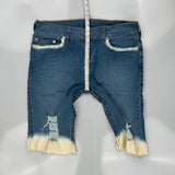 True Religion Denim Shorts - 38W 10L Acid Wash Cotton