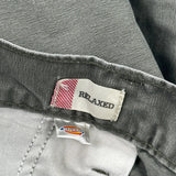 Dickies Cargo Shorts - 36W 11L Green Cotton