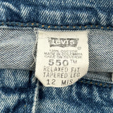 Levis 550 Jeans - 28″ Waist Light Wash Cotton